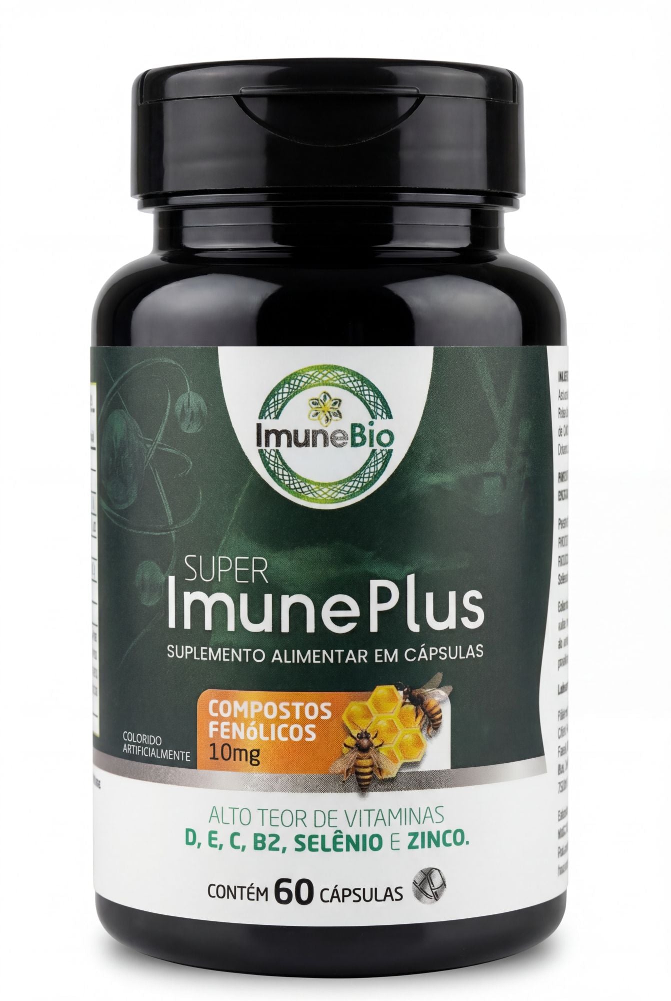 Suplemento Super Imune Plus 490 mg - 10 mg de Própolis + Vitaminas e Minerais Es