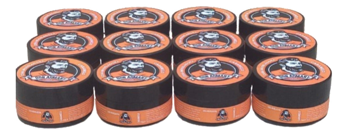Kit 12 Pomadas Modeladoras Don Armany Caramelo 70g | Atacado
